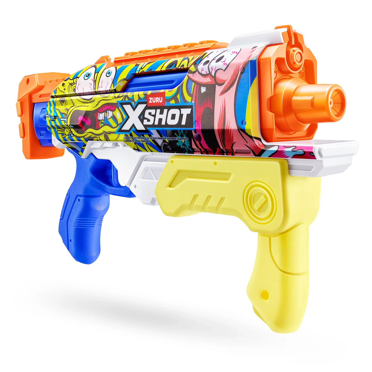 XSHOT WATER-FAST FILL SKINS-SPONGEBOB HYPERLOAD