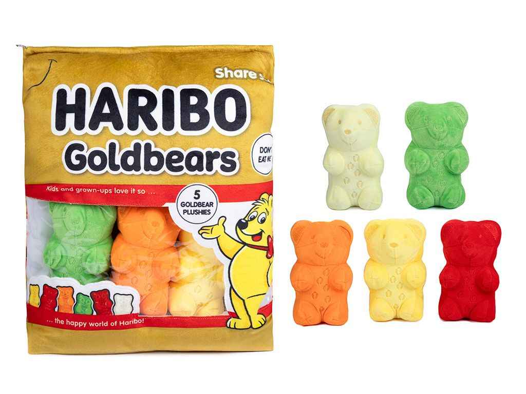 HARIBO PLUSH SNACK BAG - LARGE-GOLDBEAR