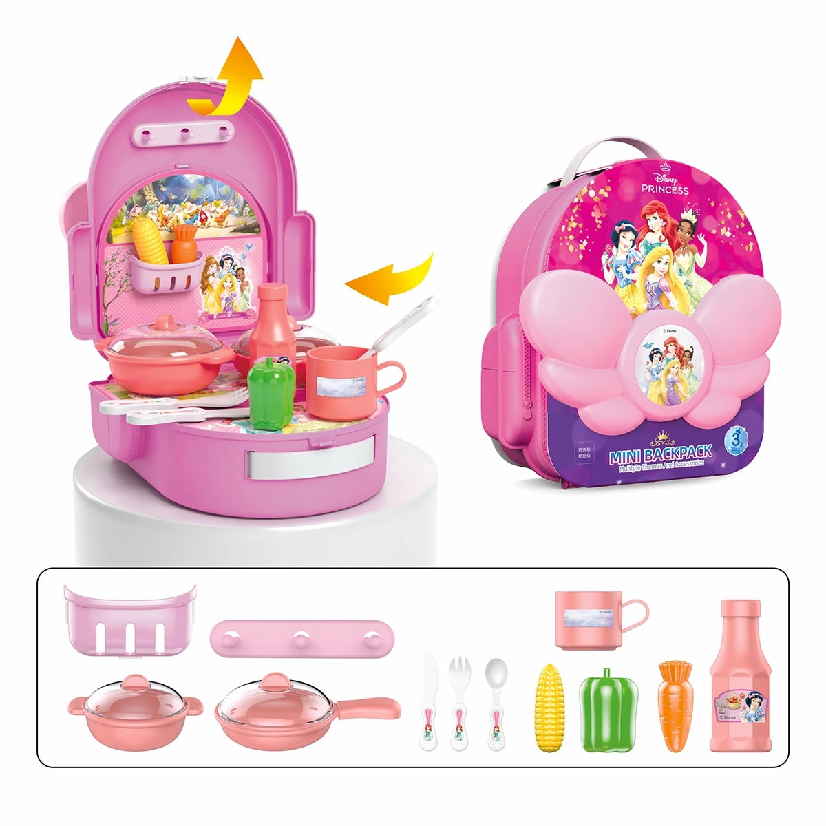 DPRINCESS MINI BCKPACK KITCHEN SET VALUE
