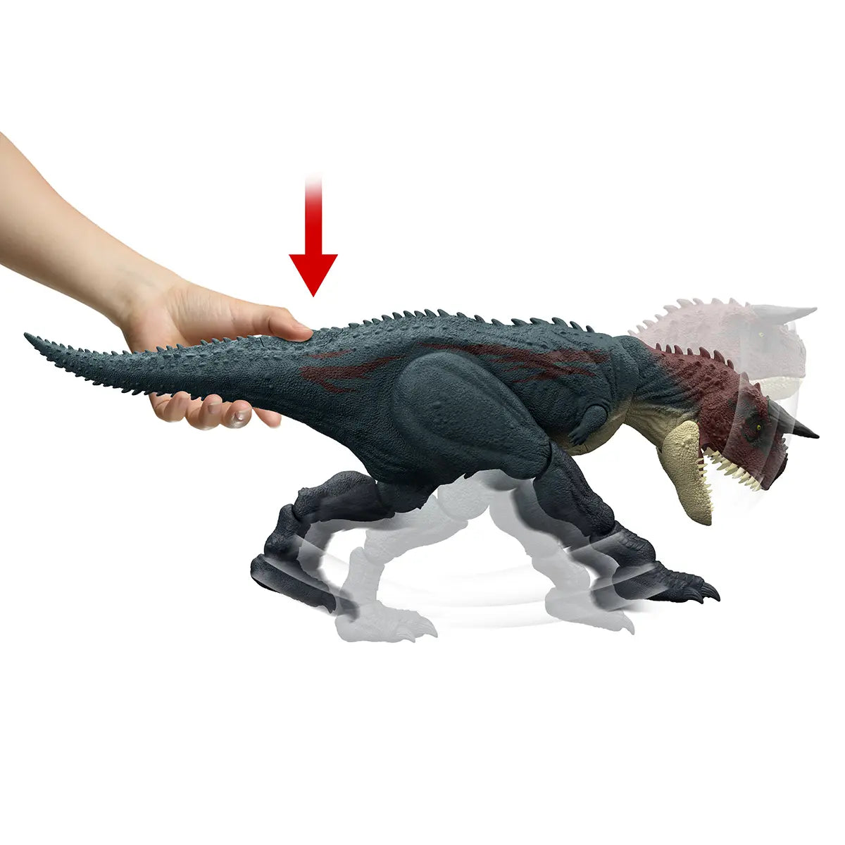 Jurassic World Charge N Chomp Carnotaurus.