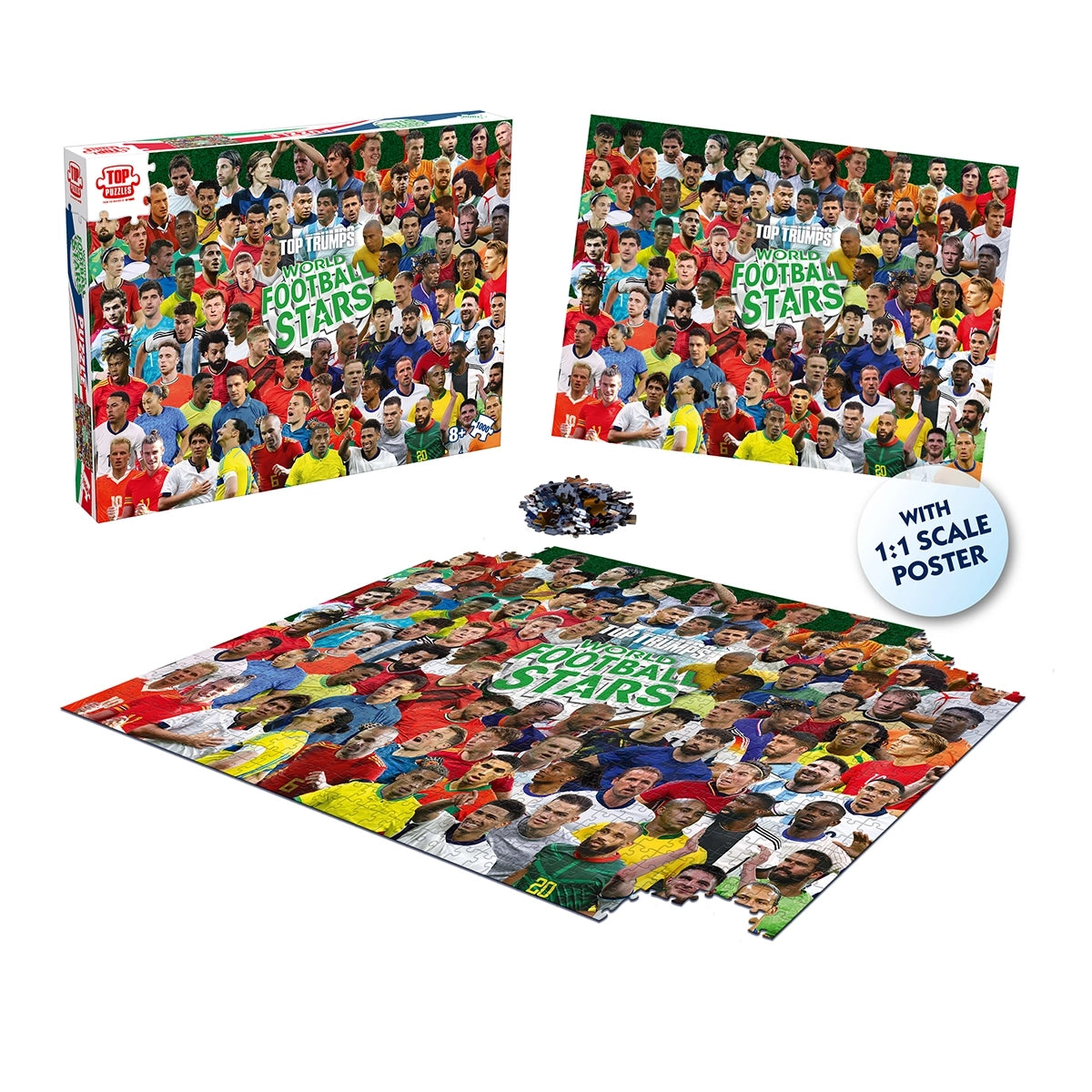 TOPTRUMPS PUZZLE WORLD FOOTBALL STARS