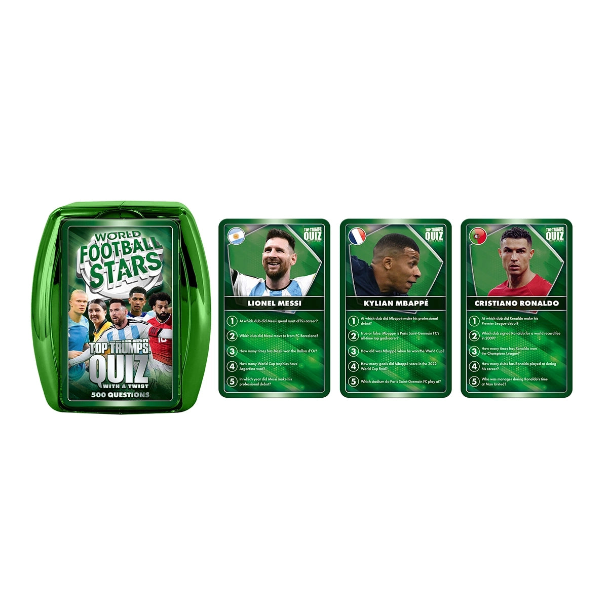 TOPTRUMPS QUIZ GAME WORLD F.STARS 500QTN
