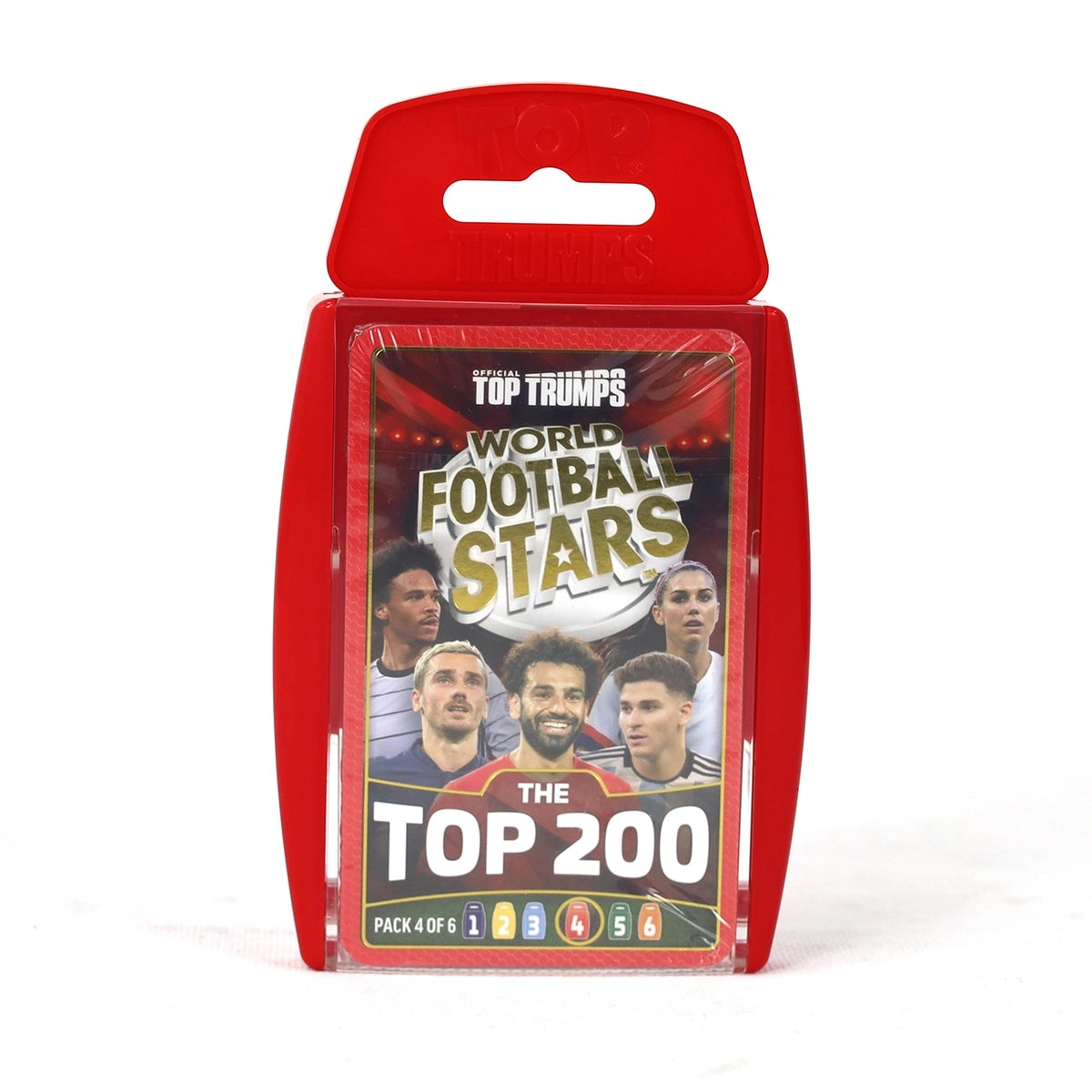 TOPTRUMPS WORLD FOOTBALL STARS 200 RED