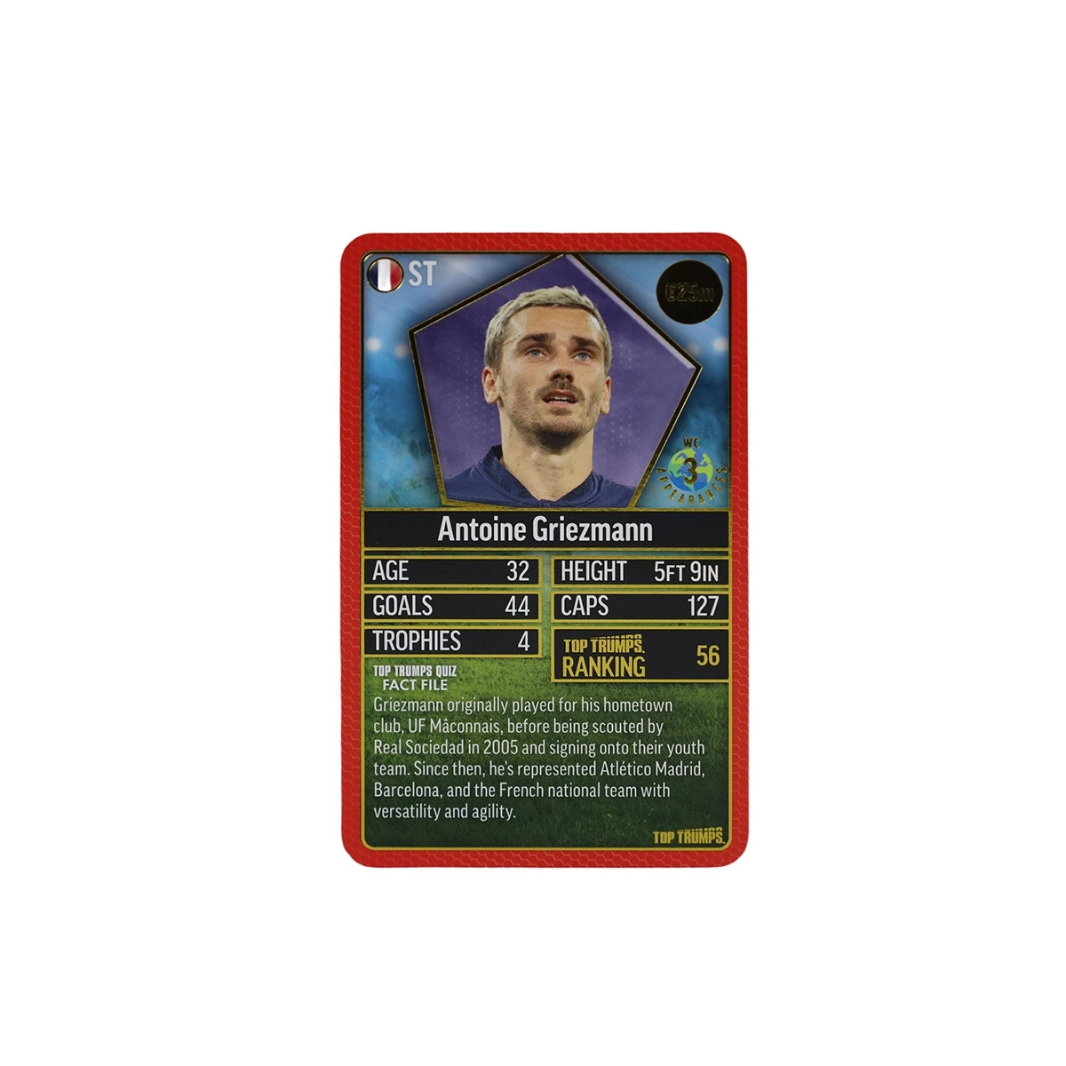 TOPTRUMPS WORLD FOOTBALL STARS 200 RED