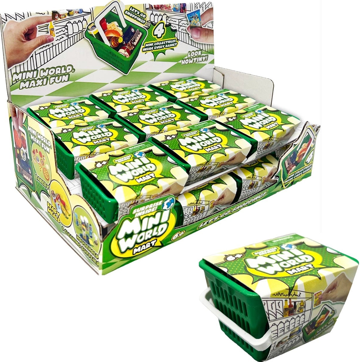 MINIWORLD M.MART SHOP. BASKET CDU24 WOC