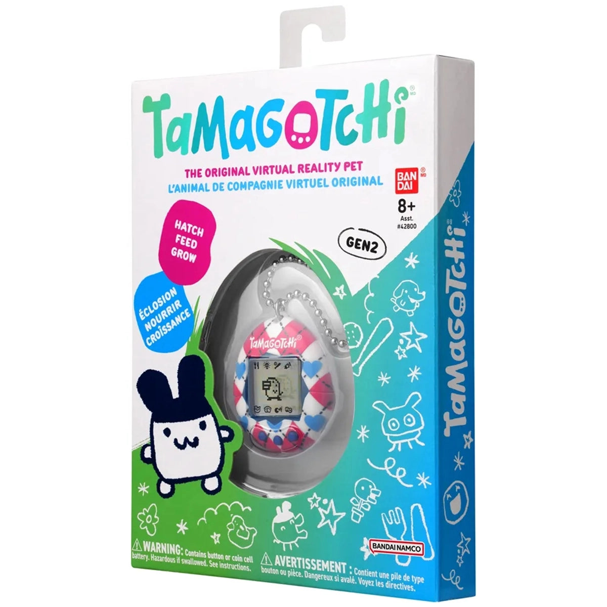 TAMAGOTCHI ORIGI. ARGYLE HEART B/O