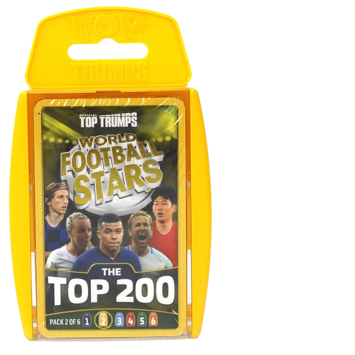 TOPTRUMPS WORLD FOOTBALL STARS 200 YELOW