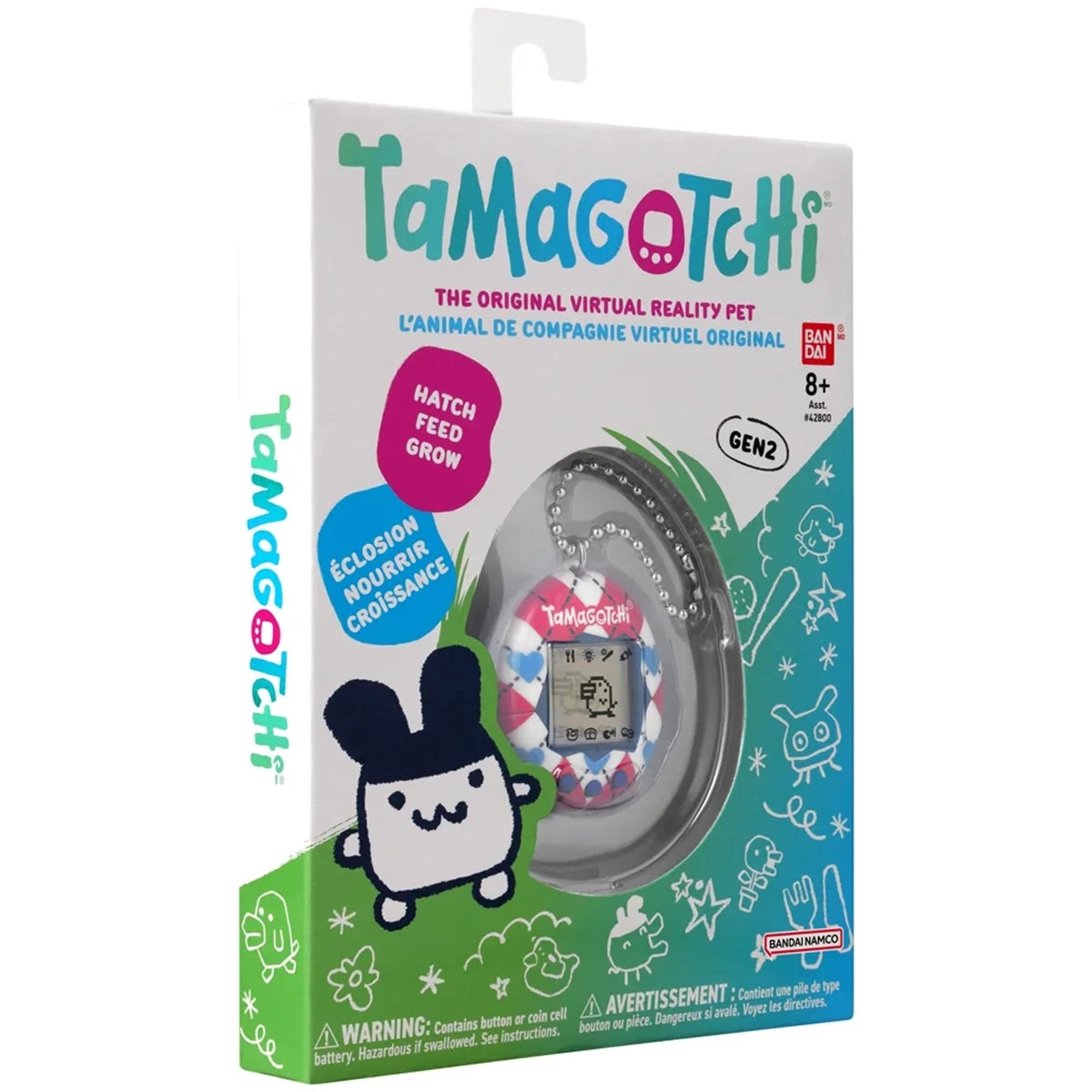 TAMAGOTCHI ORIGI. ARGYLE HEART B/O