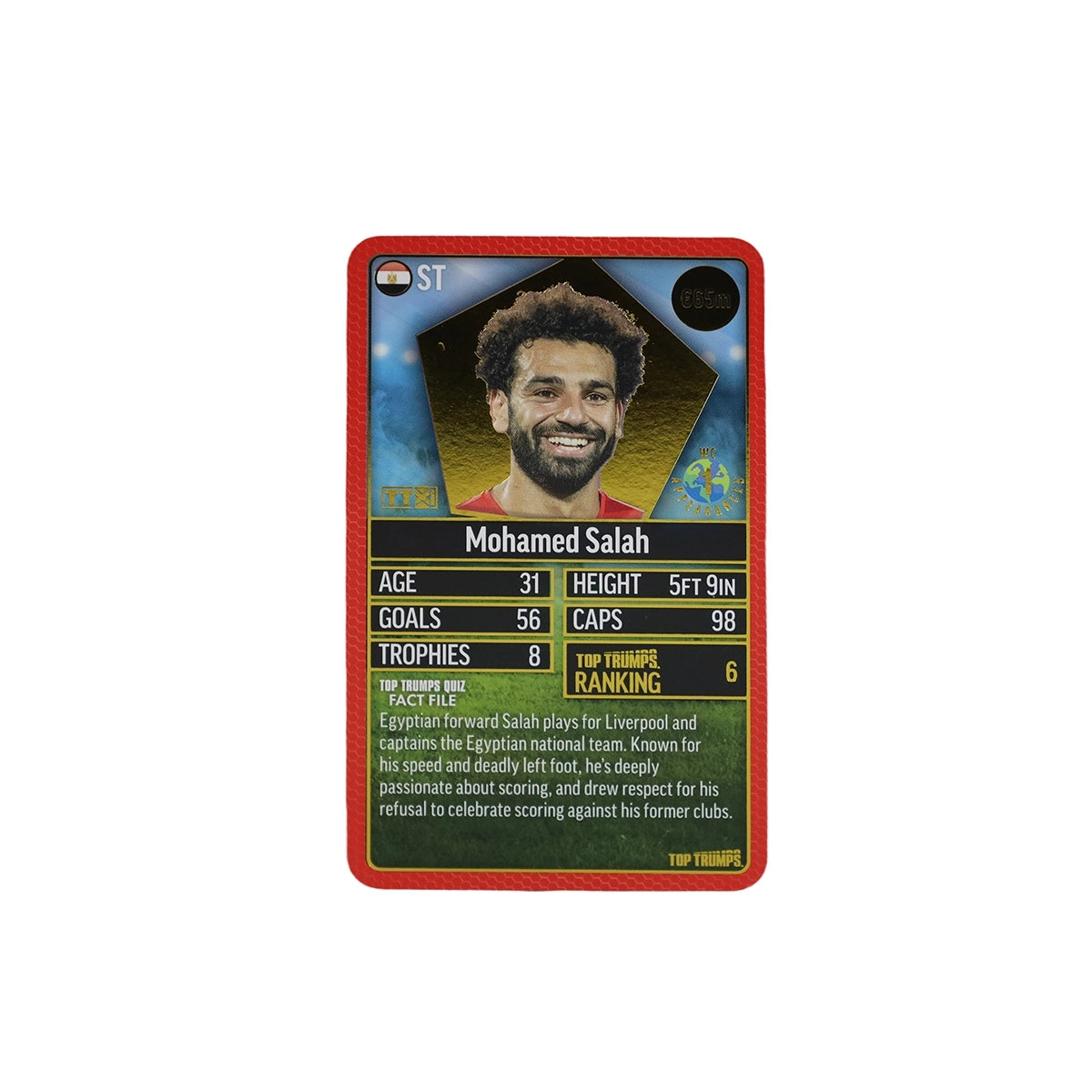 TOPTRUMPS WORLD FOOTBALL STARS 200 RED