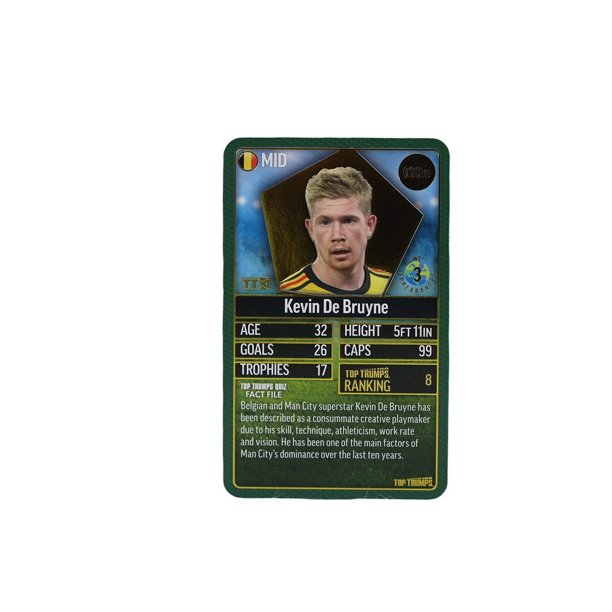 TOPTRUMPS WORLD FOOTBALL STARS 200 GREEN