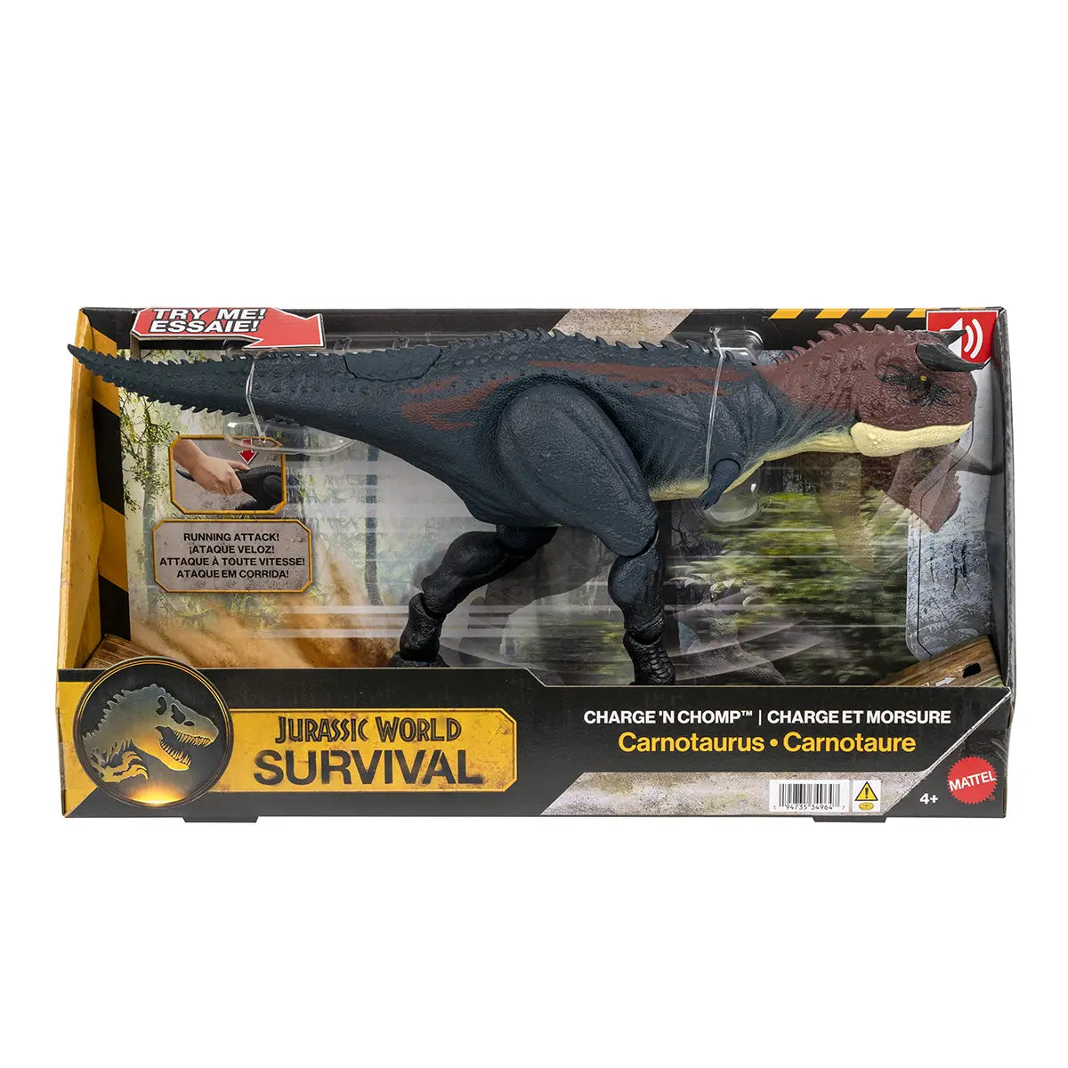 Jurassic World Charge N Chomp Carnotaurus.
