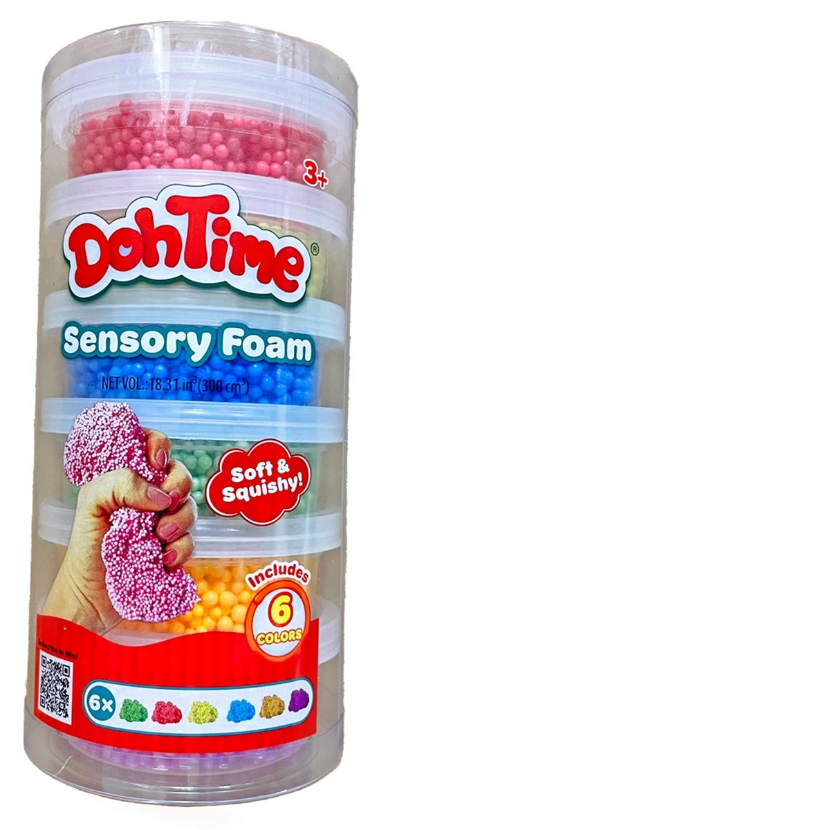 DOHTIME SENSORY FOAM 6COLORS CDU12 WOC