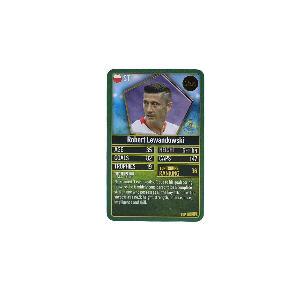 TOPTRUMPS WORLD FOOTBALL STARS 200 GREEN