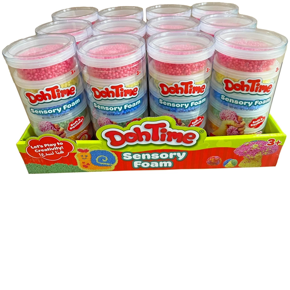DOHTIME SENSORY FOAM 6COLORS CDU12 WOC