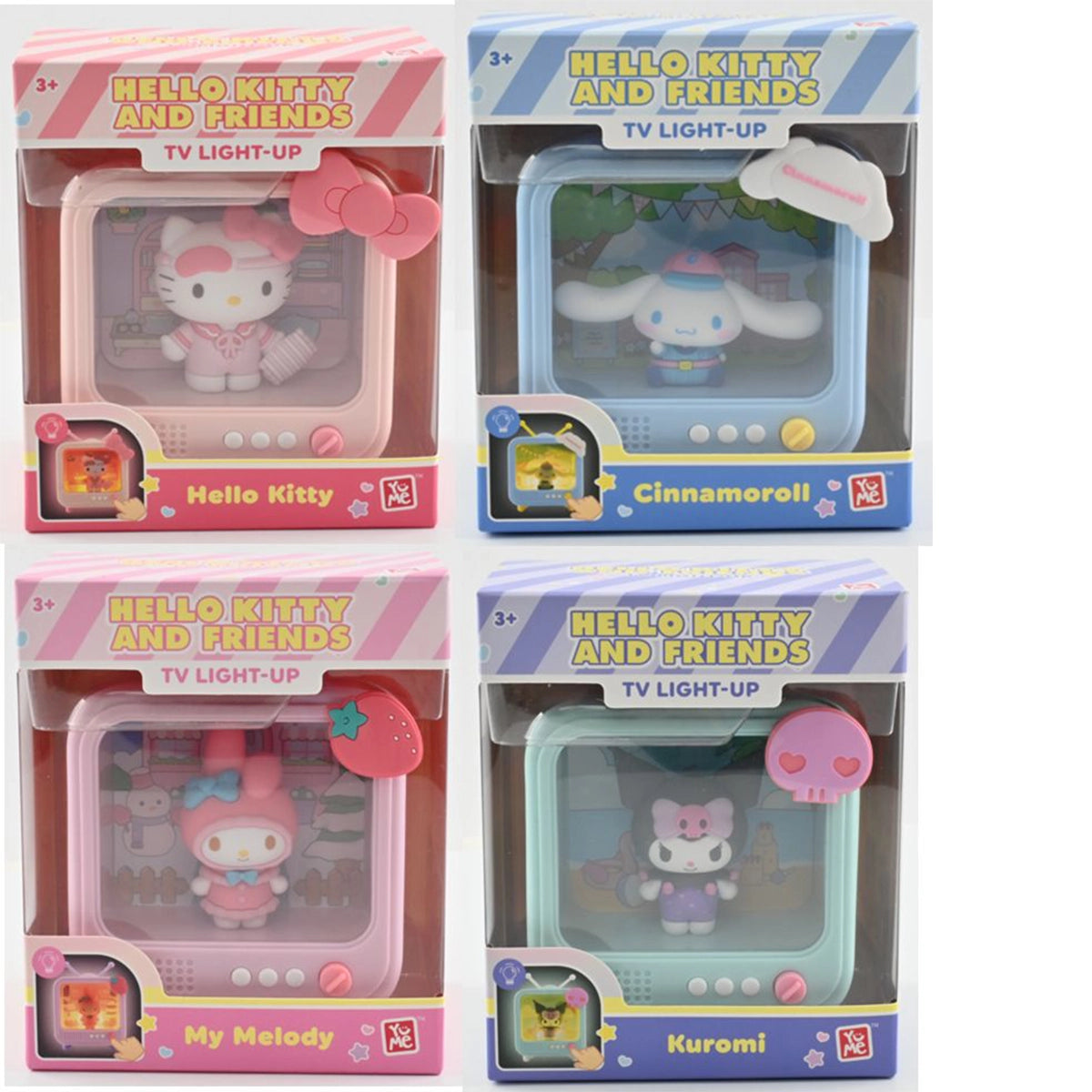 HELLO KITTY LIGHT-UP TV SERIES B/O 4ASST