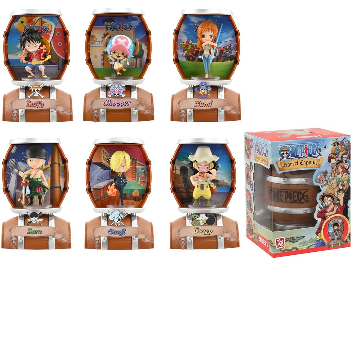 ONE PIECE BARREL CAPSULE S1 6ASST