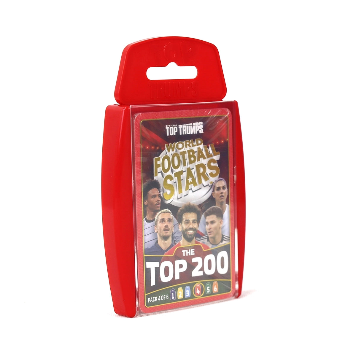 TOPTRUMPS WORLD FOOTBALL STARS 200 RED