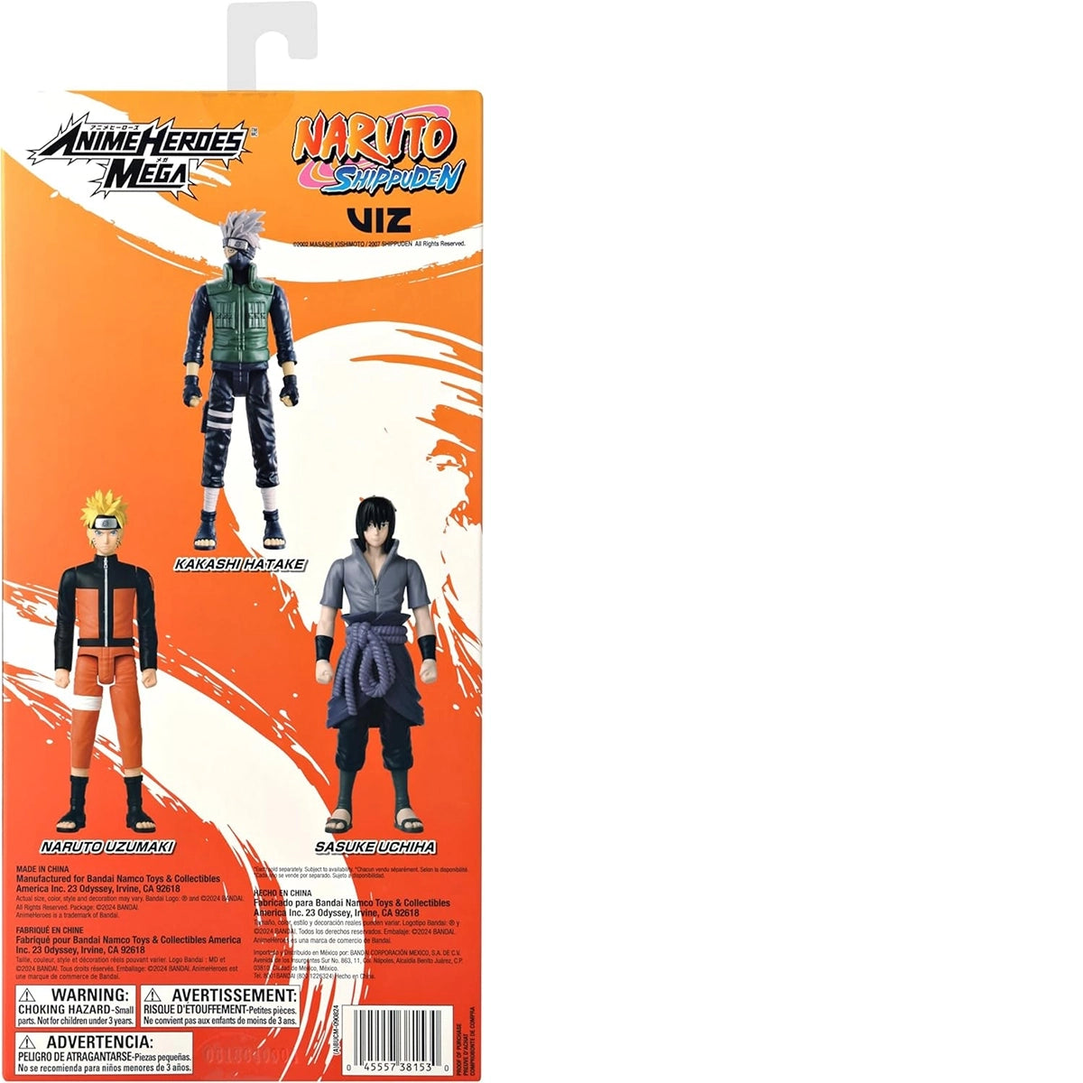 ANIME HEROES NARUTO MEGA KAKASHI 12