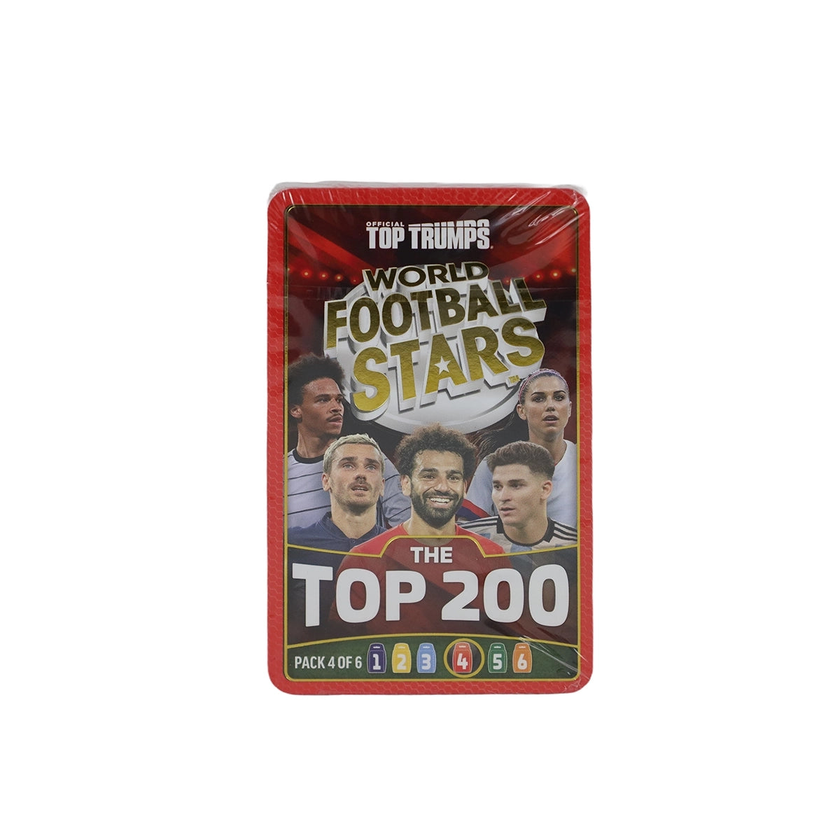TOPTRUMPS WORLD FOOTBALL STARS 200 RED