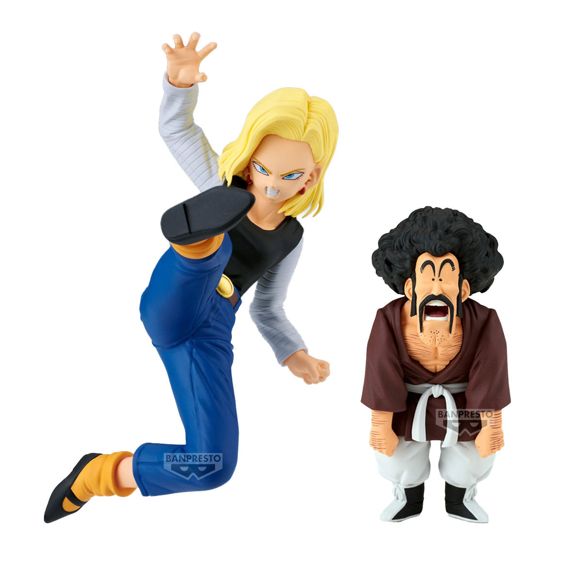 DRAGON BALL Z MATCH MAKERS ANDROID 18 VS MR. SATAN(VS MIGHTY MASK)