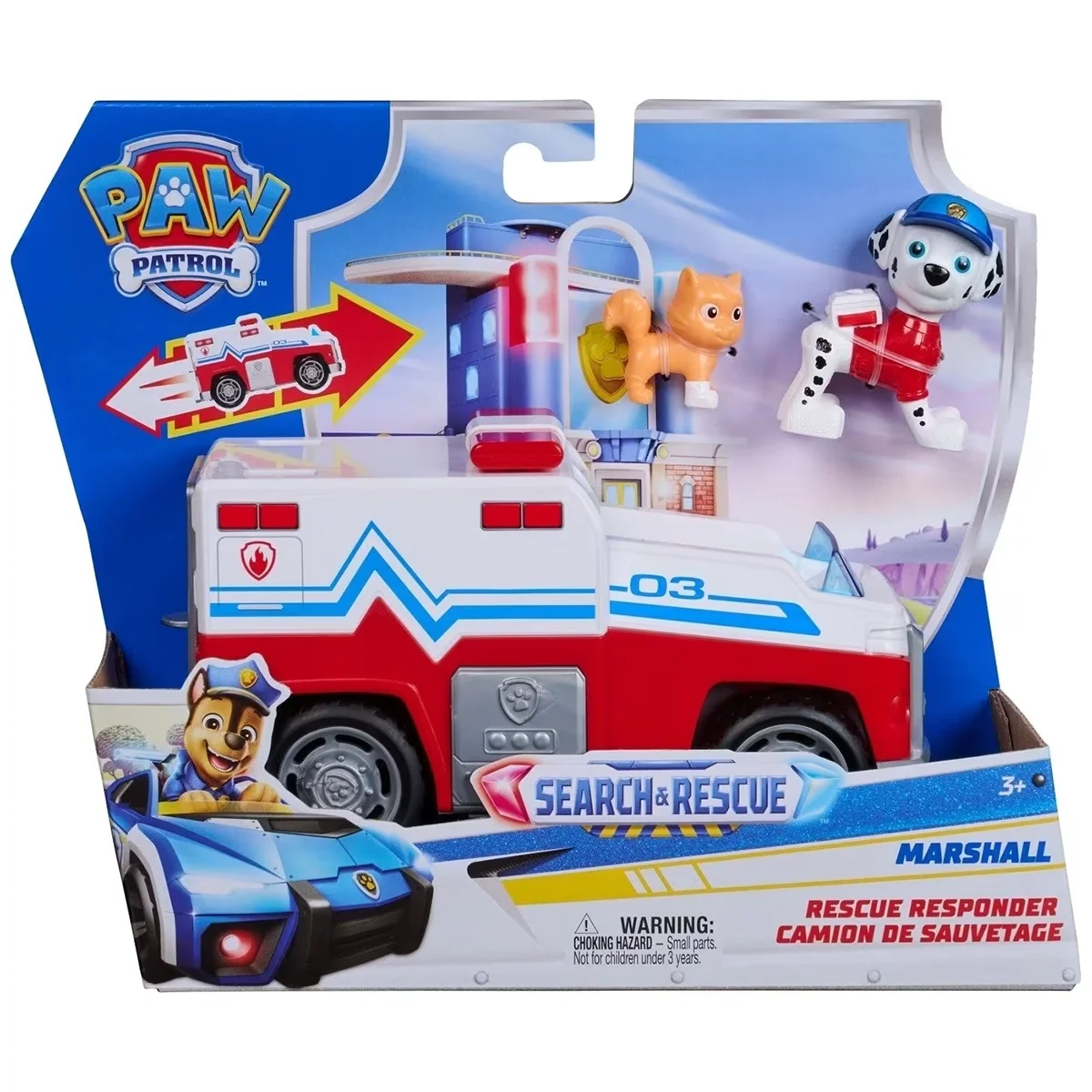 Paw Patrol Search & Rescue Thmd Vhcl Ast